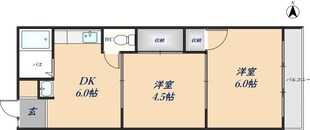 ヴィラ西村の物件間取画像